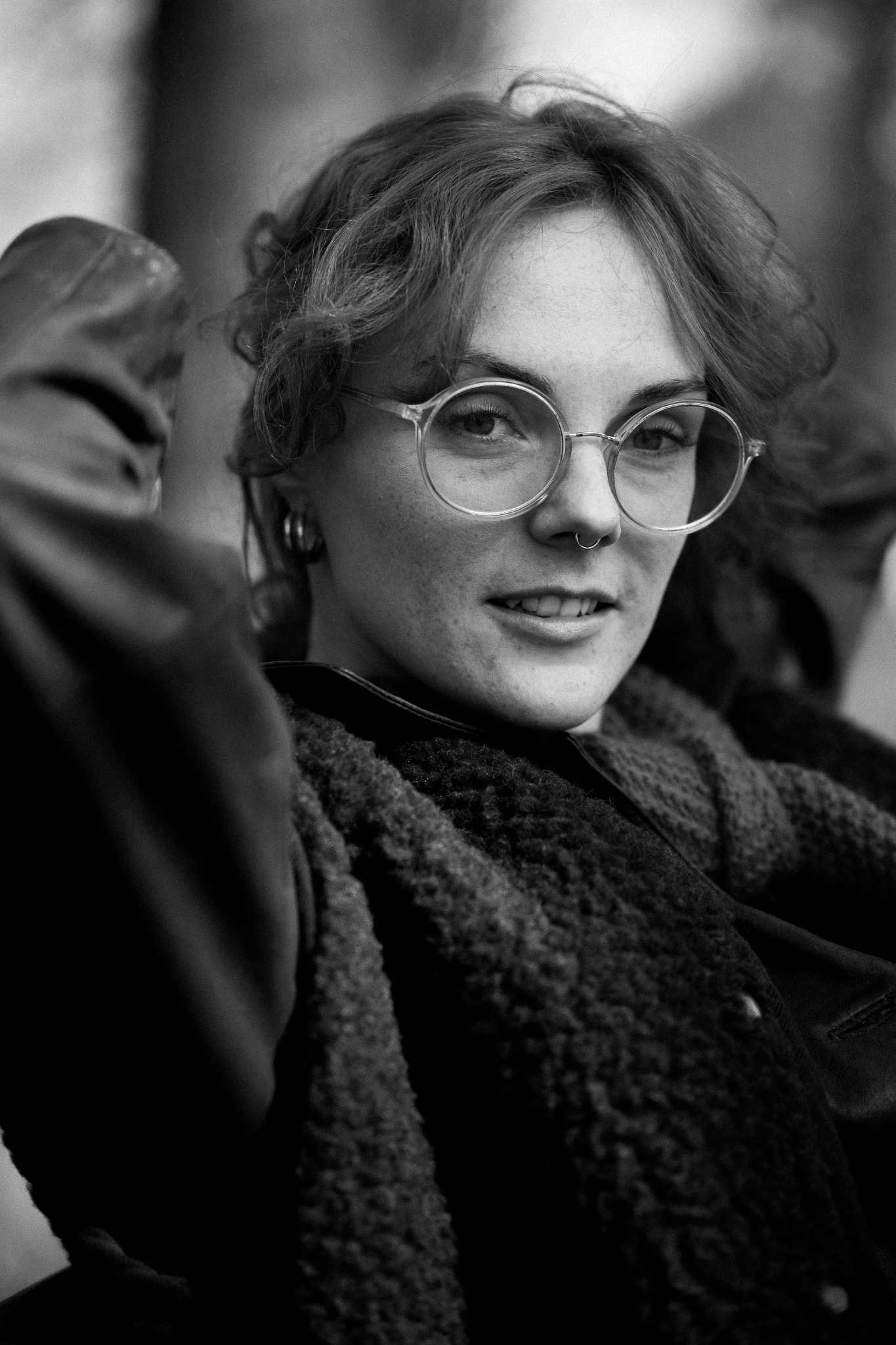 Black and white people portrait by ceglarska foto